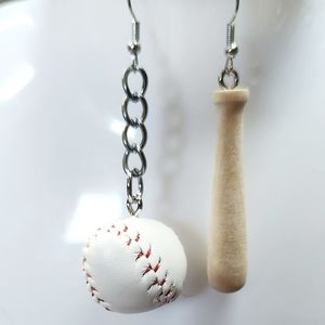 Bat and Baseball Earrings Baseball Dangle Earrings NWT Softball Player Fan Gift